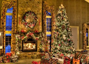 Beautiful Christmas Desktop Gifts Wallpaper