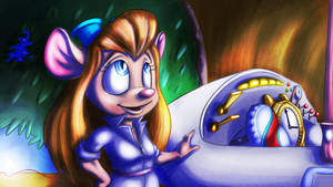 Beautiful Gadget Hackwrench From Chip N Dale Rescue Rangers Wallpaper