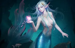 Beautiful Goddess Mermaid Wallpaper