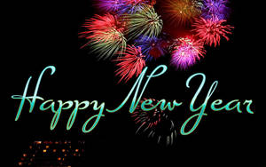 Beautiful Happy New Year Firework Wallpaper