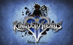 Beautiful Illustration Of Kingdom Heart Logo Wallpaper