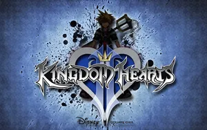 Beautiful Illustration Of Kingdom Heart Logo Wallpaper