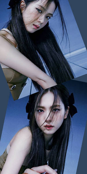 Beautiful Kim Jisoo Lock Screen Wallpaper Wallpaper