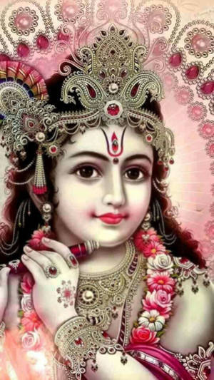 Beautiful Krishna Indian God Wallpaper