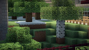 Beautiful Minecraft Trees Wallpaper