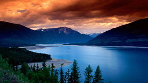 Beautiful Nature Photography Sunset Lake Mountains Wallpaper