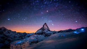 Beautiful Night In Matterhorn Peak Wallpaper