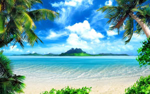 Beautiful Paradise Beach Wallpaper