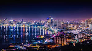 Beautiful Pattaya City Lights Wallpaper