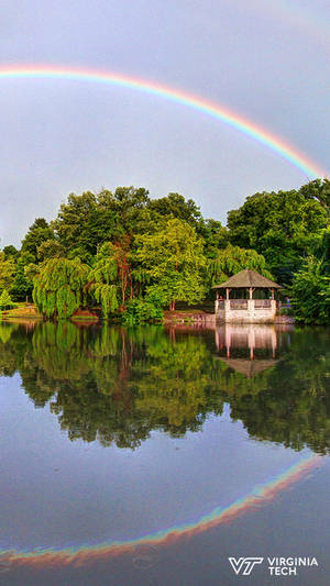 Beautiful Rainbow Virginia Tech Wallpaper