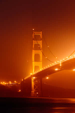 Beautiful San Francisco Skyline Cloaked In Fog Wallpaper