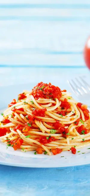 Beautiful Spaghetti And Meatballs Wallpaper