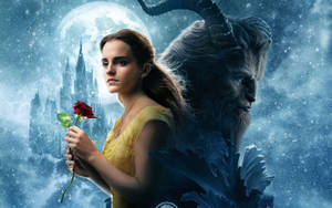 Beauty And The Beast Disney Poster Wallpaper