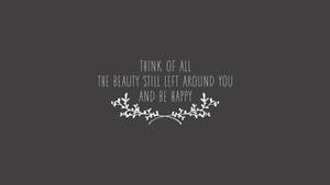 Beauty Happy Minimalist Best Desktop Wallpaper