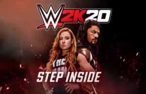 Becky Lynch With Roman Reigns Wallpaper