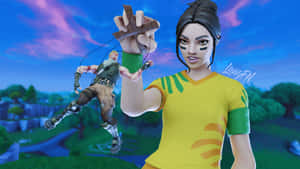 Become A Poised Playmaker With Fortnite Wallpaper