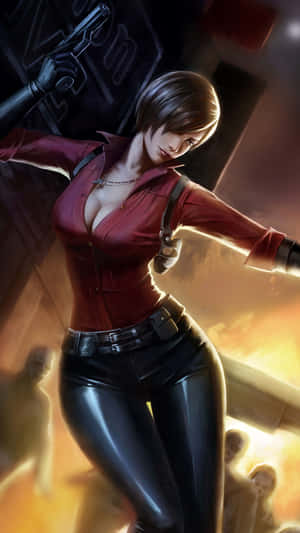 Become A Survivor And Play Resident Evil On Your Iphone Wallpaper