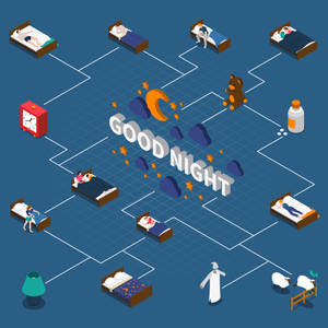 Bed Connection Good Night Wallpaper