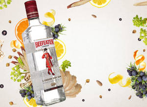 Beefeater Fruit Drawings Wallpaper