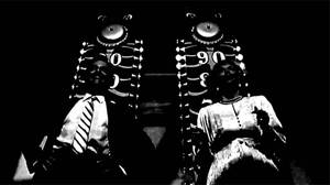 Beetlejuice With A Lady Wallpaper