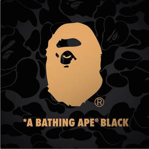 Beige A Bathing Ape Bape Logo Wallpaper