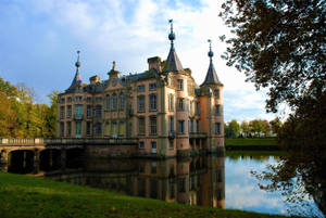 Belgium Poeke Castle Wallpaper