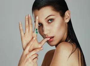 Bella Hadid Posing With Ring Wallpaper