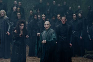 Bellatrix Lestrange Dressed In Black Wallpaper