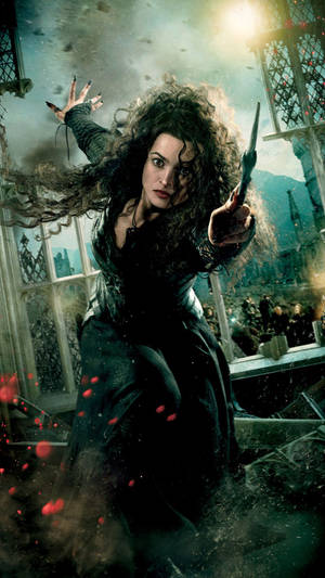 Bellatrix Lestrange In Battle Wallpaper