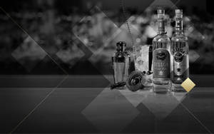 Beluga Vodka Black And White Edit Wallpaper