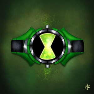 Ben 10 Omnitrix Full View From The Top Wallpaper