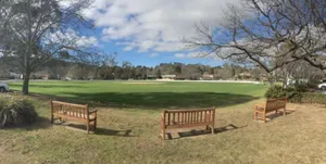 Benches Cricket Ground Wallpaper