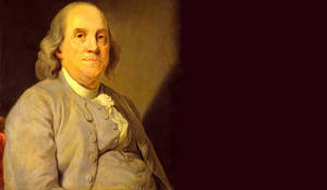 Benjamin Franklin Landscape Painting Wallpaper