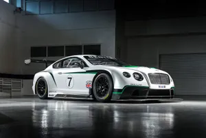 Bentley, Continental, Gt3, Sports Car, Side View Wallpaper