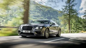 Bentley Sport Speeding Up Wallpaper