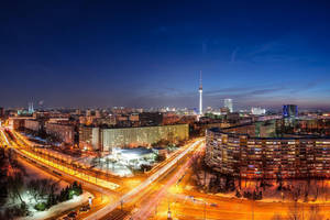 Berlin Aerial City View Wallpaper
