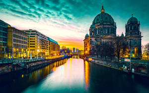 Berlin Dome River Side Wallpaper