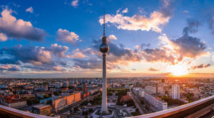 Berlin Television Tower View Wallpaper