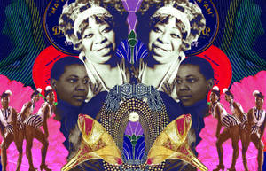 Bessie Smith Blues Singer Graphic Art Wallpaper