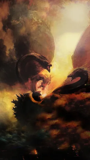 Godzilla: King Of The Monsters 4K, Godzilla, King Ghidorah, HD Wallpaper |  Rare Gallery