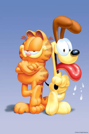 Best Friends Garfield And Odie Wallpaper
