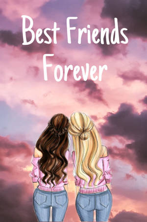 Best Friends Looking At The Sky Wallpaper