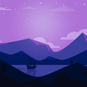 Best Ipad Purple Lake Wallpaper