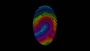 Best Oled Rainbow Fingerprint Wallpaper
