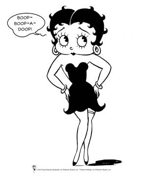 Betty Boop Comic Art Wallpaper