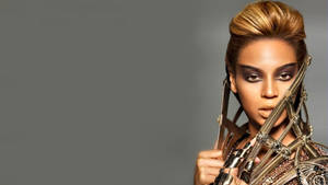 Beyonce In Editorial Shoot Wallpaper