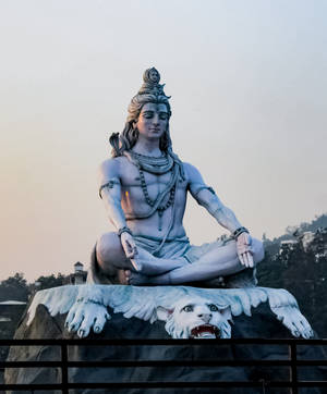 Bholenath Hd Shiva Adiyogi Statue India Wallpaper