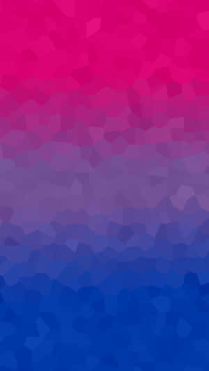 Bi Flag Color In A Low Poly Wallpaper