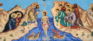 Biblical Angels On A River Wallpaper