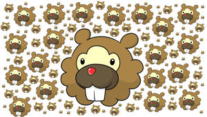 Bidoof Pattern Wallpaper